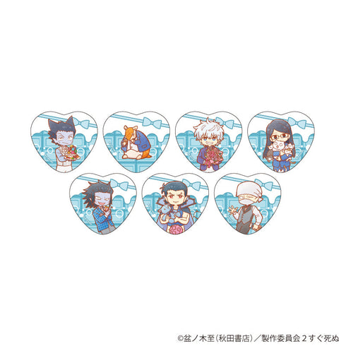 『吸血鬼すぐ死ぬ2』ハート型缶バッジ02/BOX(全7種)(レトロアートイラスト)